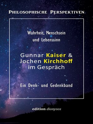 cover image of Gunnar Kaiser & Jochen Kirchhoff im Gespräch